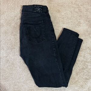 True Religion High Rise Black Women's Jeans